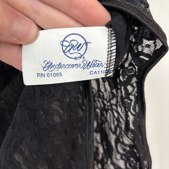 Undercover Wear Black Lace Bodysuit Size M - Picture 2 of 9